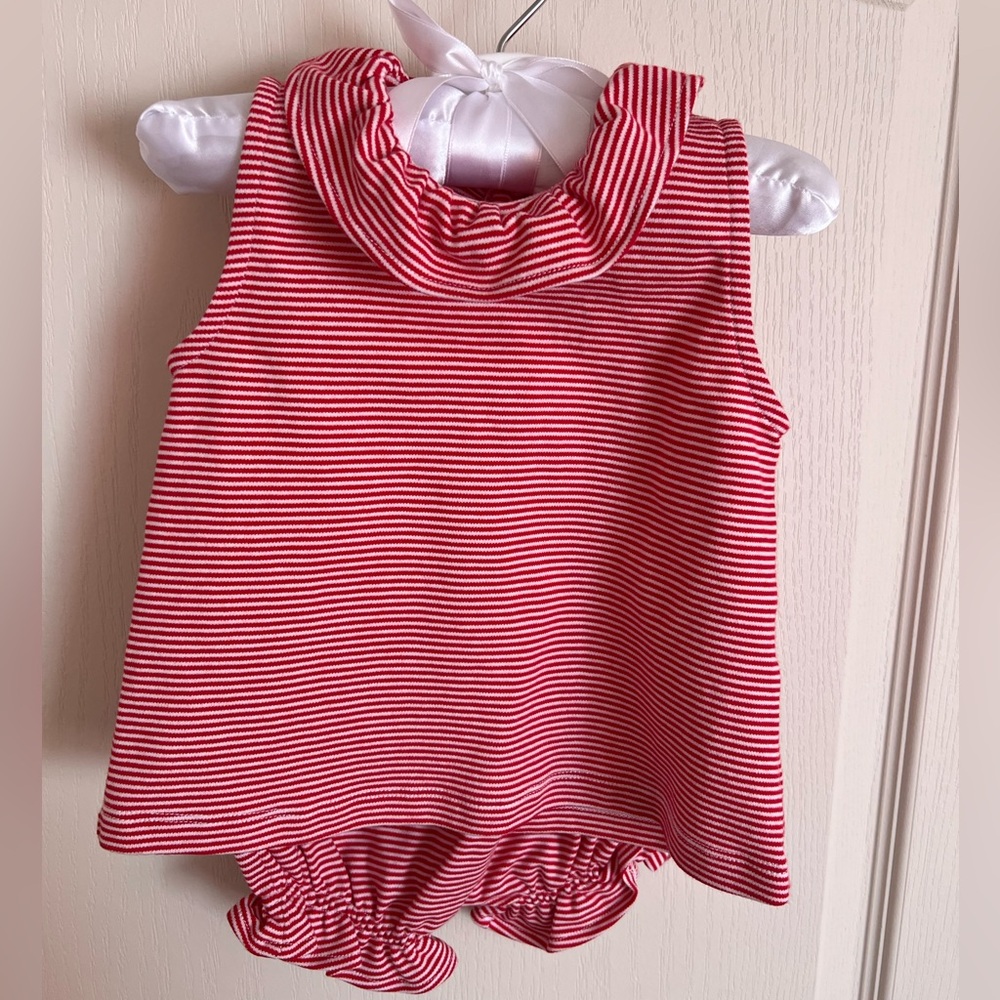 Edgehill Collection Red and White Striped Set
